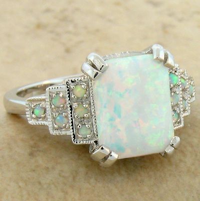 Gorgeous antique ode to opal ring