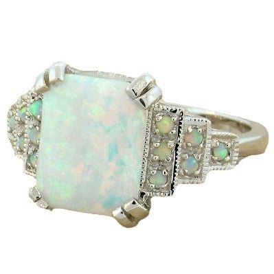 Gorgeous antique ode to opal ring