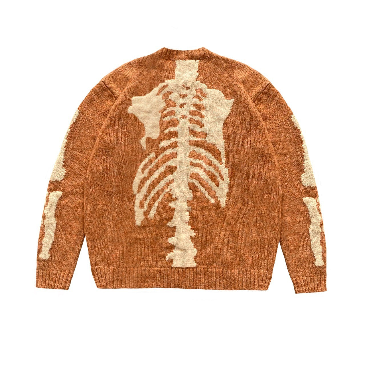 Loose Bones 
Skeleton Knit Casual Sweater