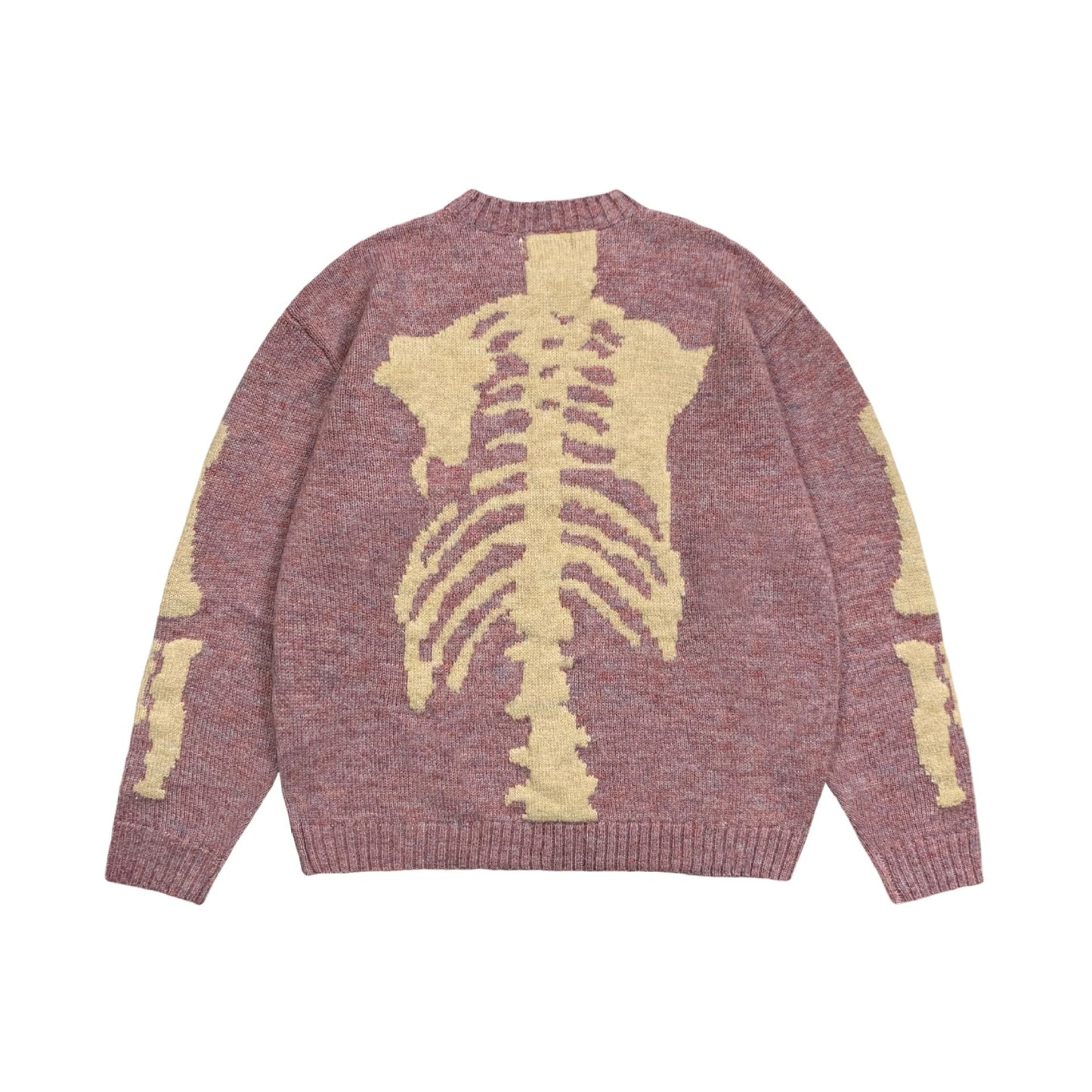 Loose Bones 
Skeleton Knit Casual Sweater