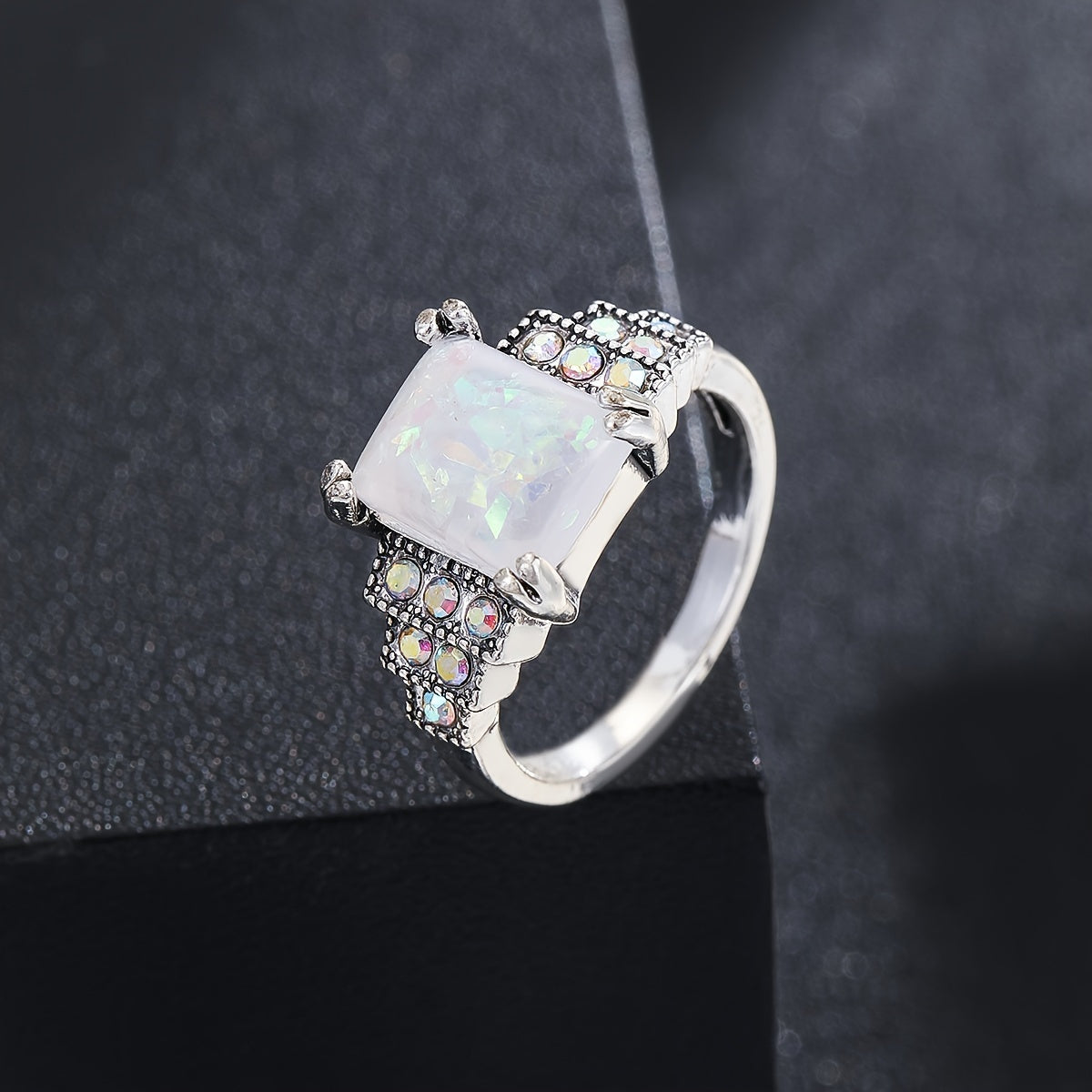 Gorgeous antique ode to opal ring